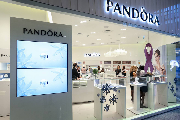 Pandora: a jewelry company founded in 1982