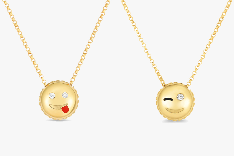 Tiny Treasures: an emoji pendants collection by Roberto Coin